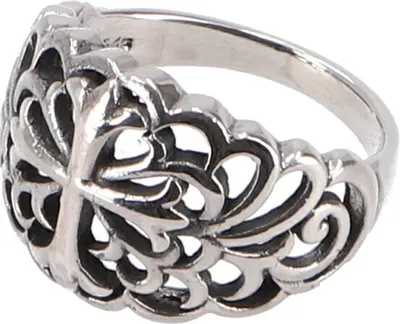Produktbild von Silberring, Boho Style Ethno Ring - Modell 21, Silber-Farben, SterlingSilber, Ringgröße: 55 (17,5 mm)