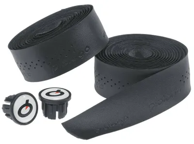 Produktbild von Prologo Lenkerband MICROTOUCH schwarz, mit Stopfen.