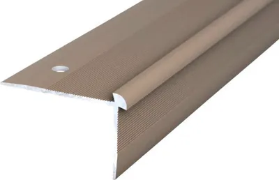 Produktbild von Prinz Treppenkantenprofil Alu edelstahl matt 39,5 mm x 2,5 m