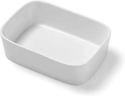 Produktbild von Backofenform - Hitzebeständige Backform - Verstärktes Porzellan - 125 x 9 x 45 cm - Weiss