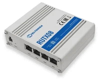 Zdjęcie produktu dla Teltonika RUTX08, Ethernet WAN, Gigabit Ethernet, Stal nierdzewna