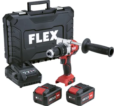 Produktbild von Flex Akku-Schlagbohrschrauber PD 2G 18.0-EC FS55 Set 2x5,0Ah, Ladegerät, Koffer