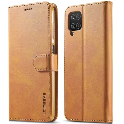 Obrázek produktu pro Pouzdro pro Samsung Galaxy M53, kožené flipové pouzdro s magnetickým uzávěrem a stojánkem, ochranné pouzdro Žluť