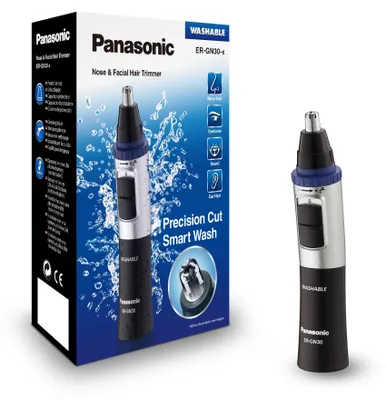 Produktbild von Panasonic ER-GN30-K503 Nass/Trocken Nasen- und Ohrhaartrimmer für Männer, hypoal