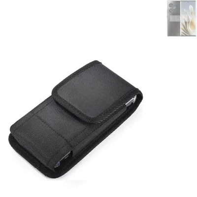 Produktbild von Holster Gürteltasche kompatibel mit Nubia Z50S Holster Gürtel Tasche wasserabweisend Handy Hülle Schutz Hülle Outdoor schwarz K-S-Trade