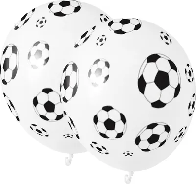 Produktbild von 5 Fußball Luftballons Halbzeit Pause