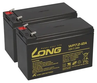 Image de Batteries de rechange Batteries trottinette électrique Razor E300, 2 x 12V 7,2Ah plomb AGM