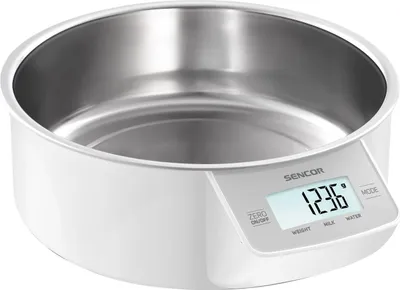 Immagine prodotto di Sencor SKS 4030WH Bilancia da Cucina Elettronica Acciaio Inossidabile Bianco