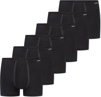 Produktbild von Schiesser 6er Pack Baumwolle Essentials Retro Short / Pant Puristisches Design und perfekte Passform, Kleines Logo am Bund, In perfekt sitzender, elastischer Single-Jersey-Qualität