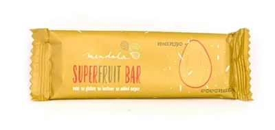 Produktbild von Mendula Superfruit Riegel Mango-Kokos 40 g / glutenfrei / ohne Zuckerzusatz / vegan / roh