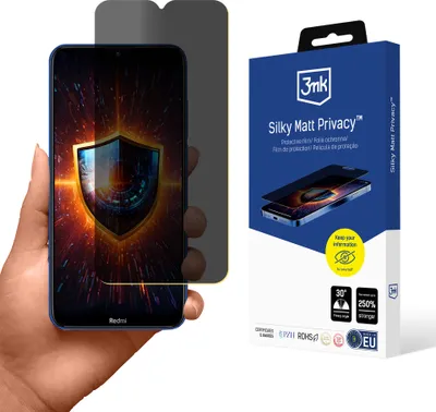 Produktbild von 3mk Display Schutzfolie Privatisierung Film Handyfolie Silky Matt Privacy für Xiaomi Redmi 8