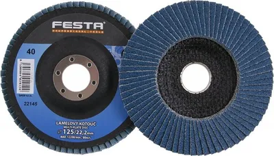Obrázek produktu pro Kotouč brusný lamelový FESTA 125 Zrnitost: P40