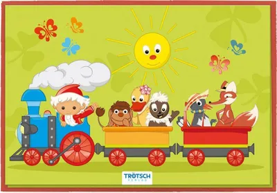 Produktbild von Trötsch Unser Sandmännchen Pop-up Karte Freundezug