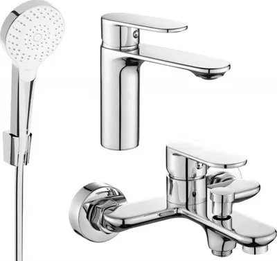 Produktbild von Mexen Milo R05 Badewannenset, Chrom - 71303R05-00