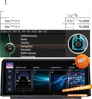 Obrázek produktu pro Multimediální displej, bezdrátové CarPlay, integrovaný přehrávač YouTube, CIC Carplay+Youtube
