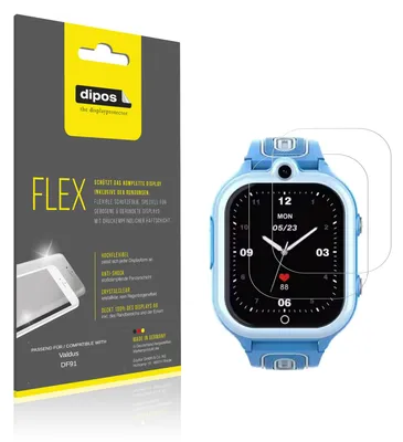 Image de 2x Film de protection d'écran pour Valdus DF91, recouvre 100% de l'écran, dipos Flex