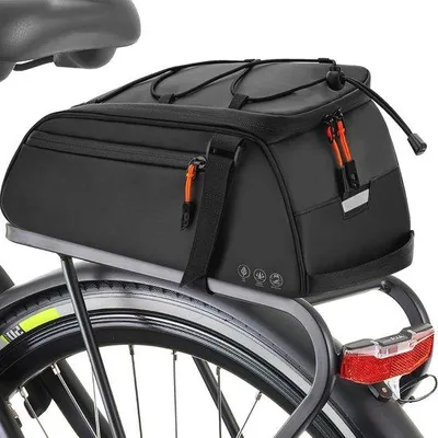 Produktbild von Famanu Fahrradtasche 10L mit Reflexion und Multifunktionaler Rucksackfunktion