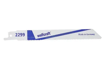 Image de Wolfcraft Wolfcraft 2 x lames de scie sabre profondeur de coupe 3 - 8 mm 2299000