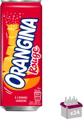Image de Orangina rouge Orange sanguine - 24 x 33 cL