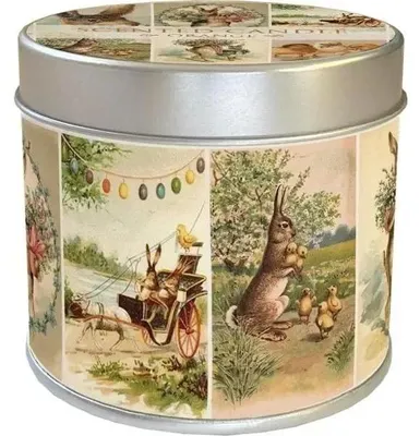 Obrázek produktu pro Vonná svíčka v plechové dóze Easter Collage