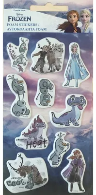 Produktbild von Disney Eiskönigin Glamor puffiger Schaumstoff-Aufkleber-Set