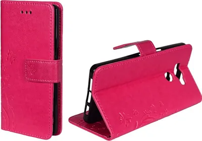 Image de Coque de protection à motifs floraux pour téléphone Elephone P9000, couleur rose