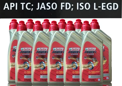 Produktbild von Castrol Power 1 Scooter2T Zweitakt Motorradöl 11x1 Liter