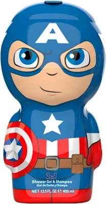 Image de Captain America Kids 2-in-1 Gel & Shampooing 400ML
