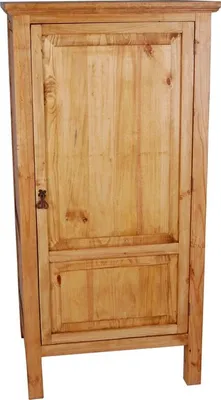 Produktbild von MiaMöbel Hochschrank Mexico Möbel 78x155x65 cm Landhausstil Massivholz Pinie Honig