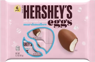 Produktbild von Hershey's Milk Chocolate Covered Marshmallow Eggs 161g