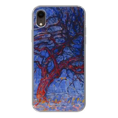 Produktbild von MuchoWow® Handyhülle Schutzhülle Hülle für iPhone XR Roter Baum - Piet Mondrian Silikon Softcase Handy Hülle - Schutzdeckel