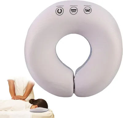 Image de Coussin de massage en forme de U, doux, de 30x20x10 cm, pour le massage du visage