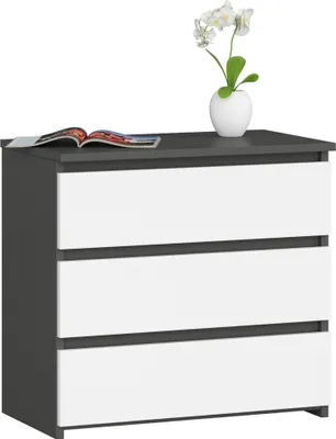 Obrázok produktu pre AKORD Furniture Factory OP0LCL-SZARBIA003, 3 zásuvka/zásuviek, 350 mm, 600 mm, 570 mm
