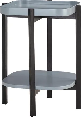 Produktbild von home24 Beistelltisch - Eiche massiv / MDF