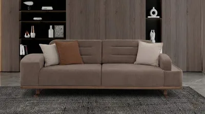 Zdjęcie produktu dla Elegancka kanapa dwuosobowa, zapewniająca nowoczesny komfort i stylowy wygląd