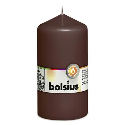Produktbild von Bolsius Stumpenkerze Kastanienbraun 130/68mm