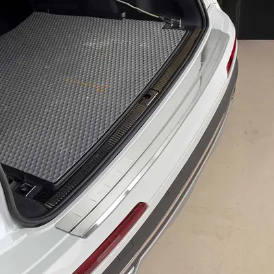 Immagine prodotto di Protezione paraurti per Audi Q7 2015-2025 protezione paraurti posteriore in acciaio inox cromato