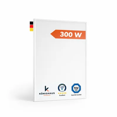 Produktbild von KÖNIGHAUS Infrarotheizung P300, KI-generiertes Bild