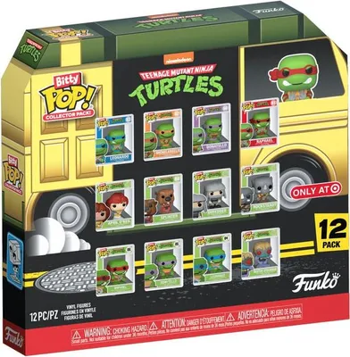 Obrázok produktu pre Teenage Mutant Ninja Turtles Bitty POP! Vinylová figúrka 12-balenie 2,5 cm