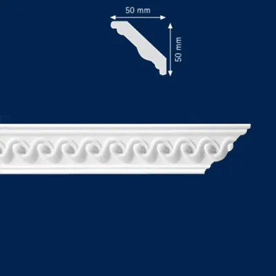 Obrázek produktu pro Ozdobná lišta Ines 50x50 mm, 2 m