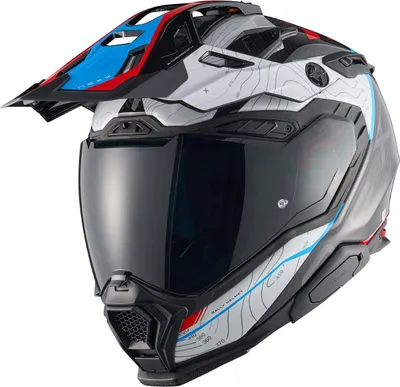 Produktbild von NEXX Helmet X.WED3 FURKA CARBON RED.BLUE (58-M)