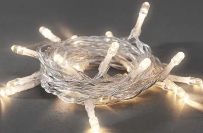 Obrázek produktu pro Konstsmide Light set, Světelný dekorativní řetěz, Průhledná, Plast, Polyvinylchlorid (PVC), IP20, 50 žárovek, LED
