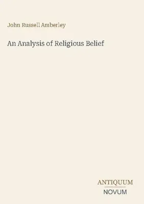 Produktbild von An Analysis of Religious Belief