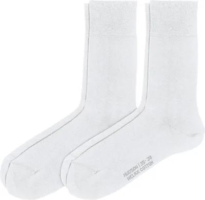 Produktbild von Hudson Damen-Socken mit Softbund 2 Paar weiß 35 - 38