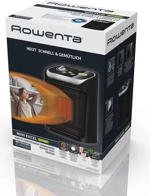 Obrázok produktu pre Rowenta SO9266, Elektrický ohrievač s ventilátorom, Keramický, 1,5 m, IP20, Vnútorný, Podlaha