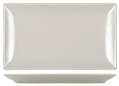 Immagine prodotto di H&H Set 6 Piatti Rettangolari Boston Tortora Cm 25X15