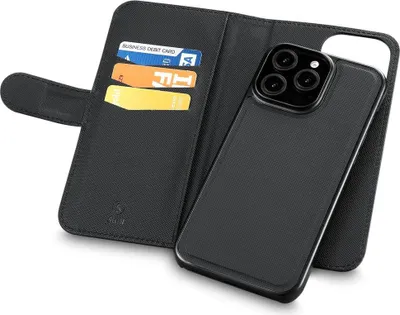 Produktbild von Wallet Case 2-in-1 für iPhone 16 Pro Max - Schwarz