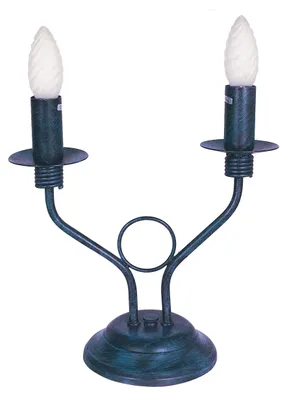Obrázek produktu pro Stolní lampy - Klasická stolní lampa "Spider", kovová lampa v modré barvě, výška 35 cm, šířka 30 cm, patice E14
