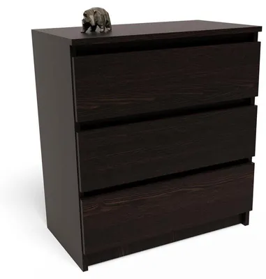 Produktbild von Kommode P3 EX3 Wenge, 3 Schubladen, 18 mm starke Platte