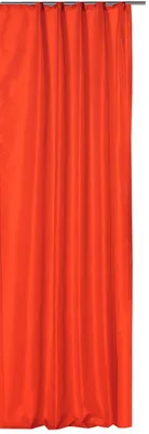 Produktbild von Vorhang orange dunkel Kräuselband halbtransparent Wildseiden Optik 140x245 cm
